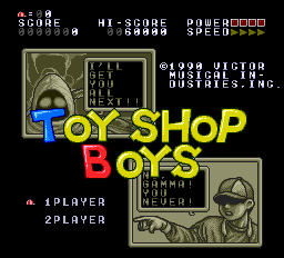Toy Shop Boys Title Screen